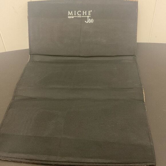 Miche Purse Classic Shell Cover Only Jen Brown Leather Snakeskin Print 11.5" - Picture 10 of 10